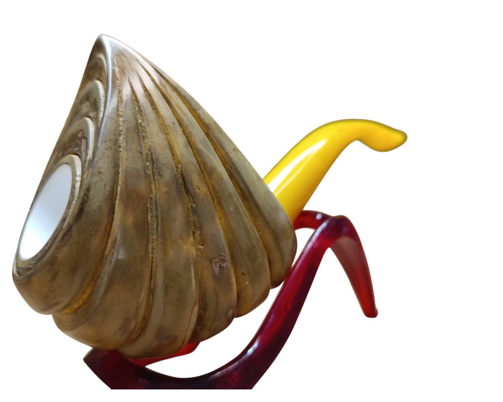 block meerschaum Desert Conch pipe block meerschaum Desert Conch pipe