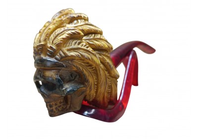 Block Meerschaum Warrior Spirit Pipe