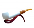 Block Meerschaum Arctic Billiard Pipe Block Meerschaum Arctic Billiard Pipe