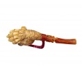 block meerschaum Ancient Skull pipe