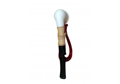 Block Meerschaum Bamboo Pearl Pipe