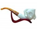 Block Meerschaum Silent Watcher Cawl Pipe
