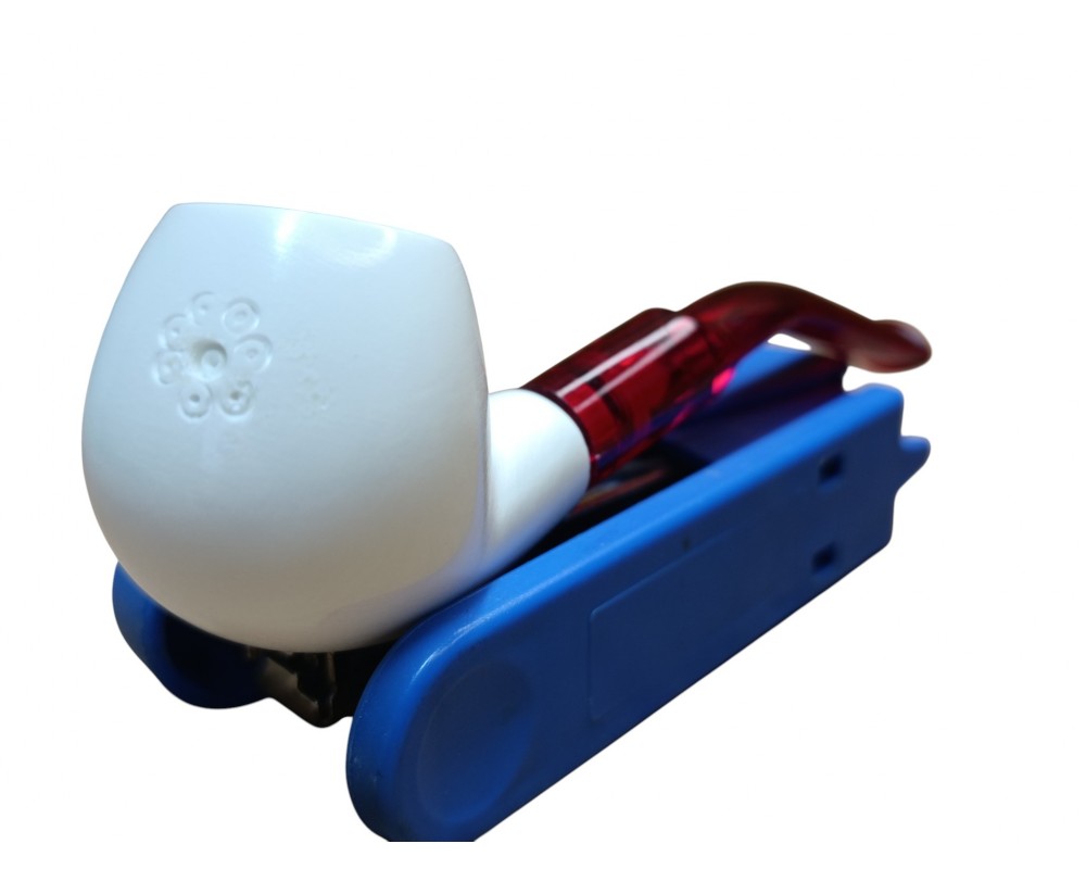 Block Meerschaum Ruby Pocket Pipe