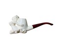 Artisan Figural Block Meerschaum Pipe Elegant Lady
