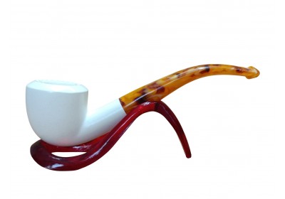 Block Meerschaum Elegant Classic Smooth Bowl Pipe
