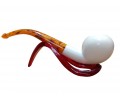 Ivory Crown Handmade Block Meerschaum Pipe