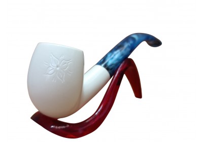 Lotus Grace Handmade Block Meerschaum Pipe