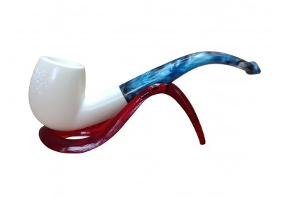 Lotus Grace Handmade Block Meerschaum Pipe