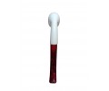 Crimson Orbit Textured Handmade Block Meerschaum Pipe Crimson Orbit Textured Handmade Block Meerschaum Pipe