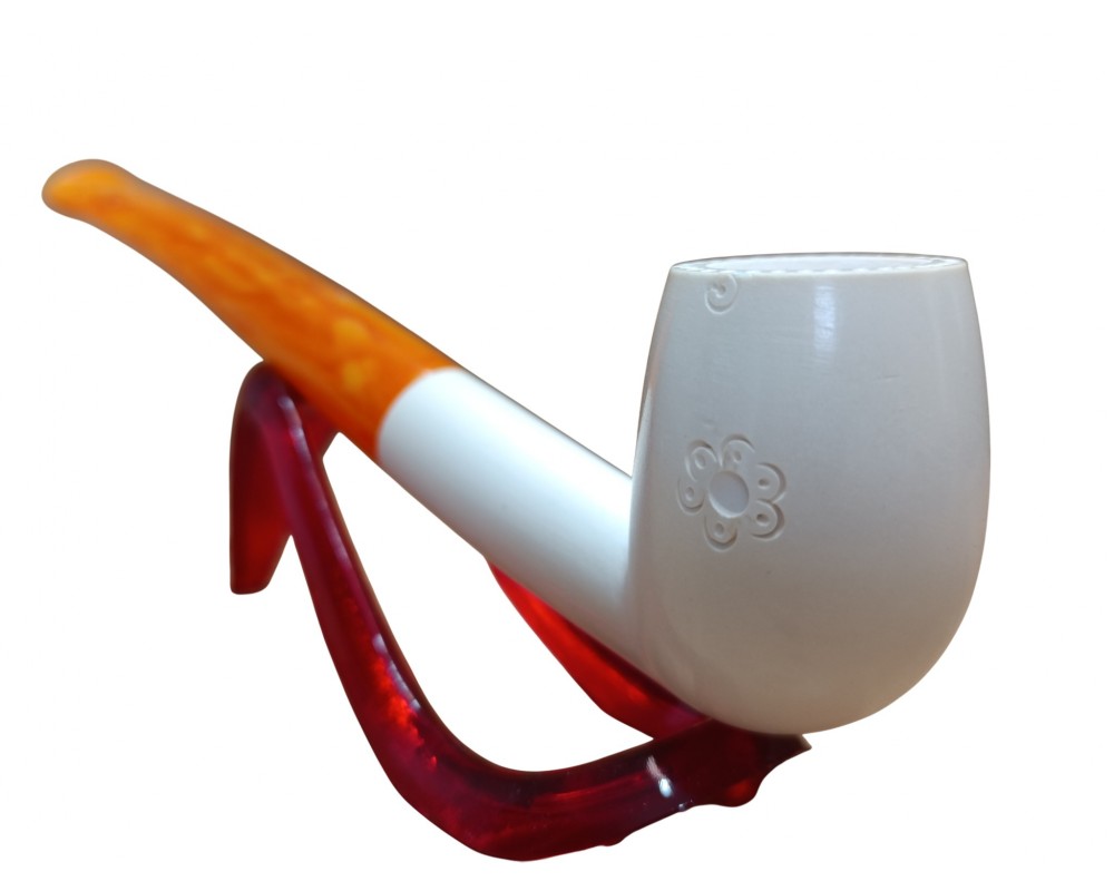 Gentle Bloom Handmade Block Meerschaum Pipe Gentle Bloom Handmade Block Meerschaum Pipe
