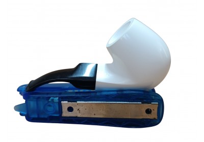 Pure Curve Modern Billard Handmade Block Meerschaum Minimal Pipe