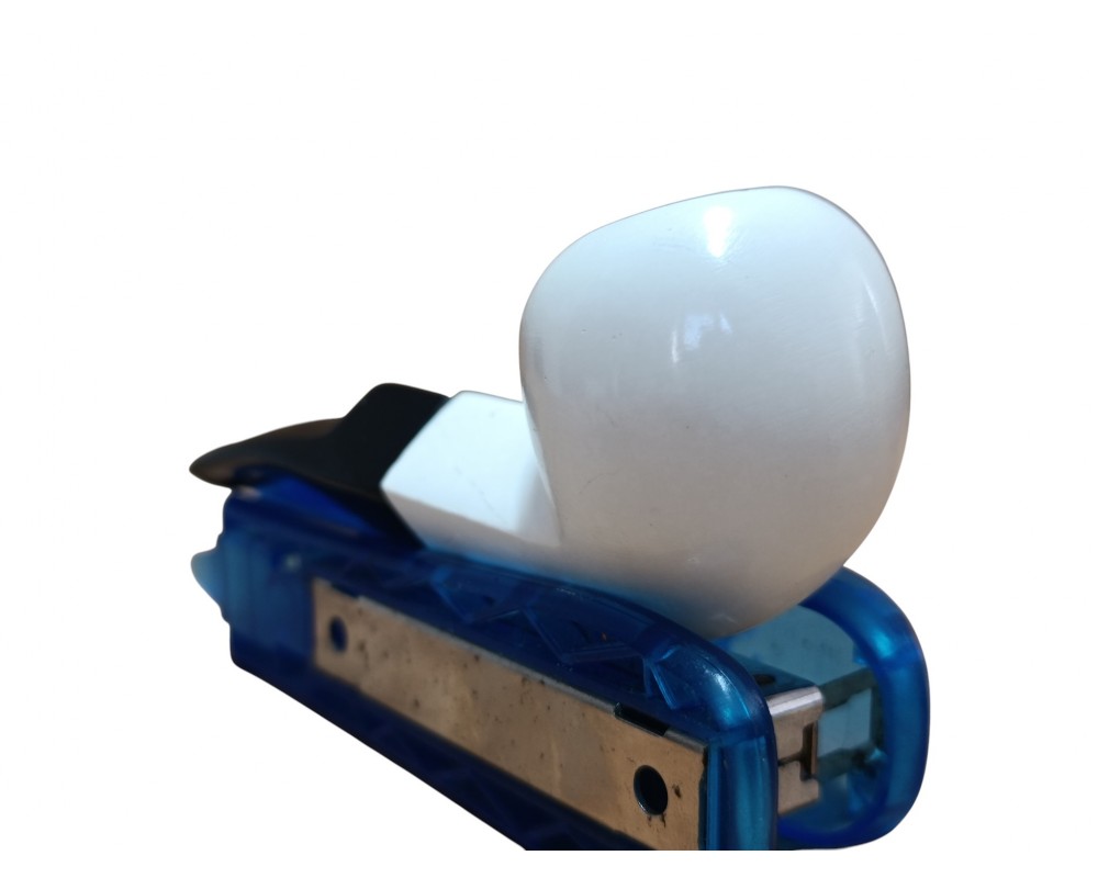 Pure Curve Modern Billard Handmade Block Meerschaum Minimal Pipe