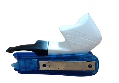 Pure Curve Modern Axe shape Handmade Block Meerschaum Minimal Pipe