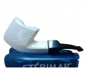 Pure Curve Modern Axe shape Handmade Block Meerschaum Minimal Pipe Pure Curve Modern Axe shape Handmade Block Meerschaum Minimal Pipe