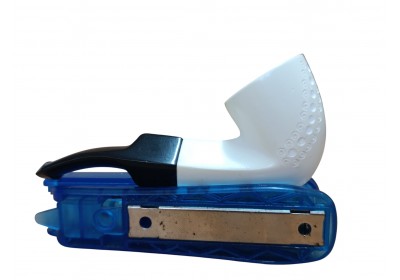 Pure Curve Modern Billard Handmade Block Meerschaum Minimal Pipe