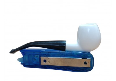 Pure Curve Modern Billard Handmade Block Meerschaum Minimal Pipe