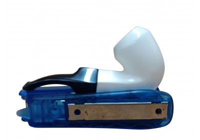 Pure Curve Modern Billard Handmade Block Meerschaum Minimal Pipe