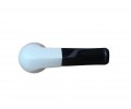 Pure Curve Bulldog Handmade Block Meerschaum Minimal Pipe Pure Curve Bulldog Handmade Block Meerschaum Minimal Pipe