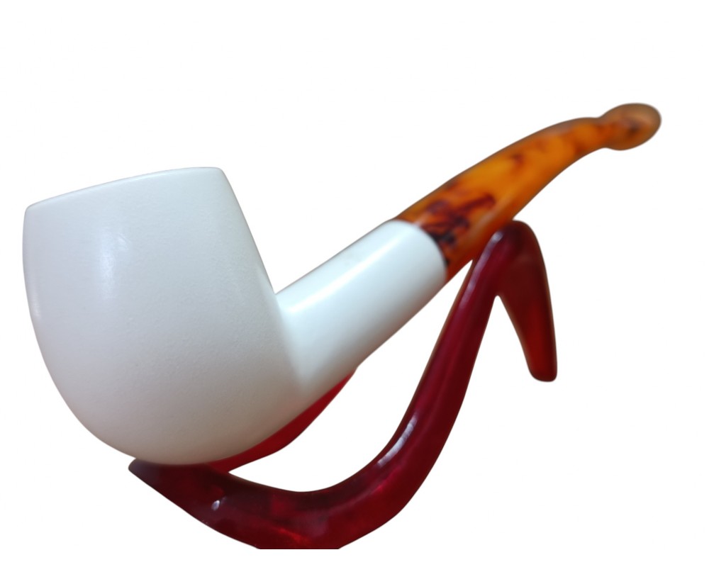 Classic Ivory Balance Handmade Block Meerschaum Pipe