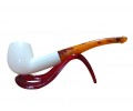 Classic Ivory Balance Handmade Block Meerschaum Pipe