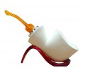 block meerschaum 925k silvery reverse calabash pipe block meerschaum 925k silvery reverse calabash pipe