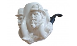 Sherlock Legacy Hand-Carved Meerschaum Pipe