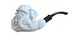 Sherlock Legacy Hand-Carved Meerschaum Pipe