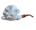Majestic Elephant Hand-Carved Meerschaum Pipe