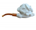 Majestic Elephant Hand-Carved Meerschaum Pipe