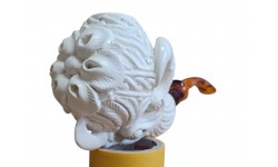Ocean Majesty Eagle Hand-Carved Meerschaum Pipe