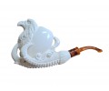 Imperial Eagle Hand-Carved Meerschaum Pipe