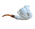 Imperial Eagle Hand-Carved Meerschaum Pipe