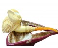 Block Meerschaum Mythic Kraken Head Pipe Block Meerschaum Mythic Kraken Head Pipe