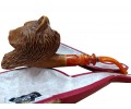 Block Meerschaum Wild Wolf Pipe Block Meerschaum Wild Wolf Pipe