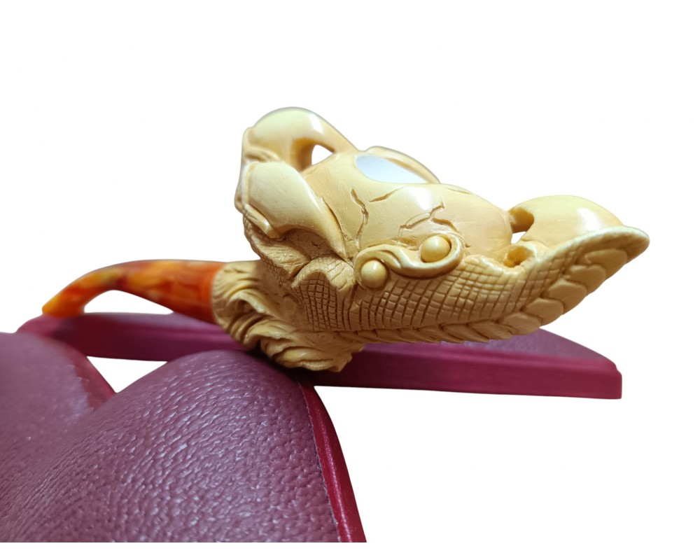 Block Meerschaum Predatory Eagle Claw Pipe Block Meerschaum Predatory Eagle Claw Pipe