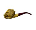 Tribal Chief Skull Meerschaum Pipe Tribal Chief Skull Meerschaum Pipe