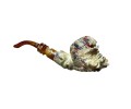 Block Meerschaum Blood Skull Pipe Block Meerschaum Blood Skull Pipe