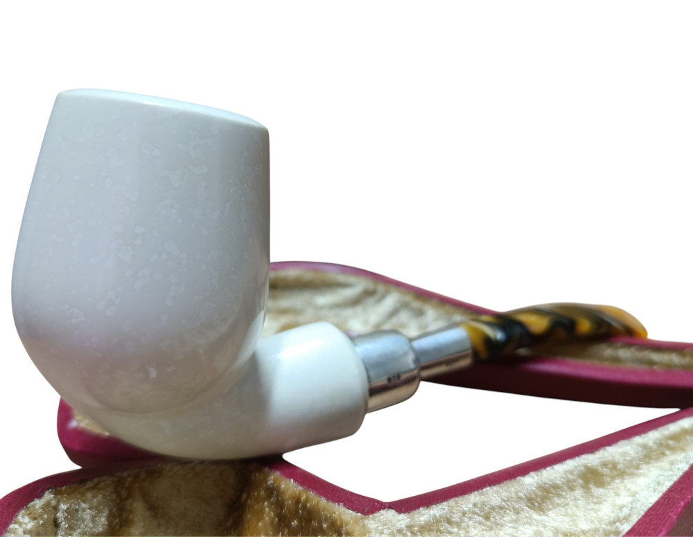Block Meerschaum 925k silvery Harmony Pipe Block Meerschaum 925k silvery Harmony Pipe