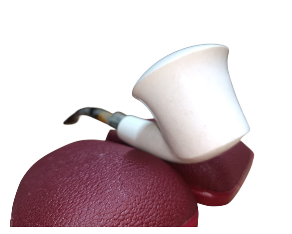 Block meerschaum 925k silvery Ivory Serenity pipe Block meerschaum 925k silvery Ivory Serenity pipe