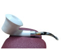Block meerschaum 925k silvery Ivory Serenity pipe Block meerschaum 925k silvery Ivory Serenity pipe