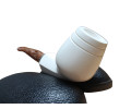 Block Meerschaum 925k Silvery The Geometric Grace Pipe Block Meerschaum 925k Silvery The Geometric Grace Pipe