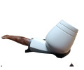 Block Meerschaum 925k Silvery The Geometric Grace Pipe Block Meerschaum 925k Silvery The Geometric Grace Pipe