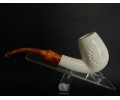 Full Bent Block Meerschaum Pipe +9 mm Filter