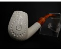 Full Bent Block Meerschaum Pipe +9 mm Filter