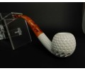 Block Meerschaum Golf Ball Pipe