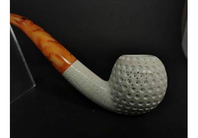 Block Meerschaum Golf Ball Pipe