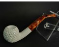 Block Meerschaum Golf Ball Pipe