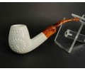 Block Meerschaum Billiard Pipe +9 mm Filter