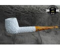 Block MeerschaumRustic Billiard Pipe