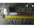 Block MeerschaumRustic Billiard Pipe